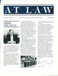 At Law newsletter, vol. 1, no.1, 1985