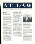 At Law newsletter, vol. 2, no. 1, 1986 by Suffolk University
