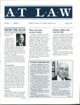 At Law newsletter, vol. 5, No. 2, 1991 by Suffolk University