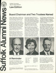 Suffolk University Alumni News Bulletin, Vol. 3, No. 2 (Law Edition), November 1974 by Suffolk University