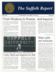 The Suffolk Report (CAS and SSOM) newsletter, no.1 , 1992 by Suffolk University