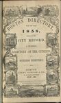 Thinking historically about Boston City Directories by Pat Reeve
