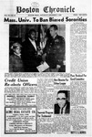 Boston Chronicle December 1, 1956 by The Boston Chronicle