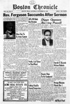 Boston Chronicle November 24, 1956 by The Boston Chronicle
