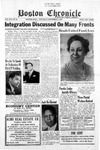 Boston Chronicle November 9, 1957 by The Boston Chronicle