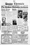Boston Chronicle November 23, 1957