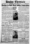 Boston Chronicle February 8, 1958