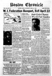 Boston Chronicle April 12, 1958 by The Boston Chronicle