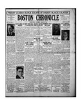 Boston Chronicle August 12, 1933.