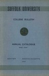 Suffolk University Academic Catalog, College Departments, 1948-1949