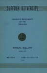 Suffolk University Academic Catalog, Graduate Departments of the College, 1950-1951 by Suffolk University Records: SUG-002.001