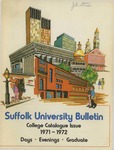 Suffolk University Academic Catalog, College Departments, 1972-1973