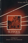 Suffolk University Academic Catalog, College Departments, 1980-1982