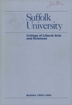 Suffolk University Academic Catalog, College Departments, 1982-1984