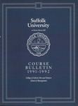 Suffolk University Academic Catalog, College of Arts and Sciences and School of Management, 1991-1992