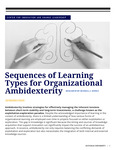 Sequences of Learning Types for Organizational Ambidexterity by Russell J. Seidle