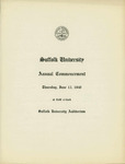 1940 Commencement program