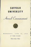 1950 Commencement program