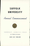 1965 Suffolk University commencement program (all schools)