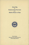 1913 Law School commencement and class day programs