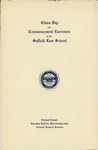 1914 Law School commencement and class day programs