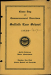 1926 Law School commencement and class day programs