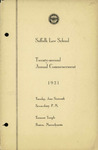 1931 Law School commencement and class day programs