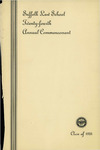 1933 Law School commencement and class day programs by Suffolk University