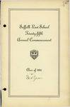1934 Law School commencement and class day programs