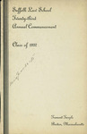 1932 Law School commencement program by Suffolk University