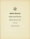 1943 Law School commencement program, mid-year