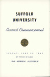 1969 Suffolk University commencement program (all schools)