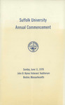 1978 Suffolk University commencement program (all schools)