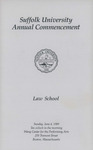 1989 Suffolk University commencement program, Law School