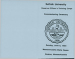 1986 Suffolk University ROTC Commissioning Ceremony