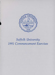 1991 Commencement program, College of Arts & Sciences and Sawyer Business School by Suffolk University