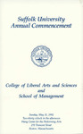 1992 Suffolk University commencement program, College of Arts & Sciences and Sawyer Business School