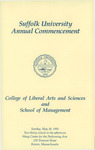 1993 Commencement program, College of Arts & Sciences and Sawyer Business School