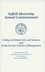1998 Commencement program, College of Arts & Sciences and Sawyer Business School