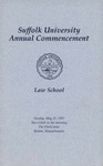 1997 Commencement program, Law School by Suffolk University