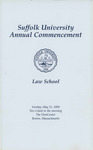2000 Commencement Program, Law School