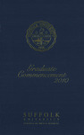 2010 Commencement Program, College of Arts & Sciences Graduate Programs by Suffolk University