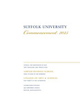 2025 Suffolk University commencement program, College of Arts & Sciences and Sawyer Business School by Suffolk University
