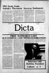 DICTA vol. 8 no. 13 May 1980 by Suffolk University Law School