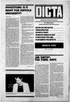 The New DICTA vol. 3 no. 4 March 1985 by Suffolk University Law School