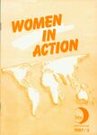 Women in Action, an Isis International publication. Issue 3, front cover, September 1987 by Isis International
