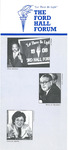 Ford Hall Forum lecture program, undated by Ford Hall Forum