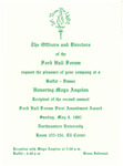 Invitation for Second Annual First Amendment Award, 1982