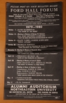 Poster for 1979-1980 Ford Hall Forum Season, 1979