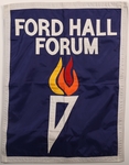 Ford Hall Forum cloth banner, undated by Ford Hall Forum